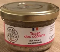 Toast des copains aux cèpes en persillade