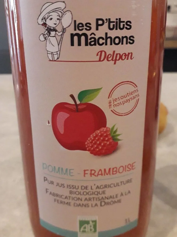 Jus pomme framboise