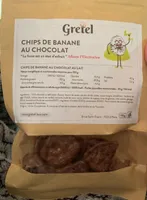 Chips de banane au chocolat