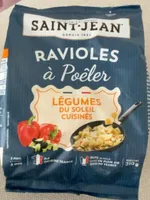 Ravioles a poêler légumes du soleil cuisinés