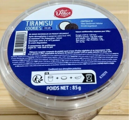 Tiramisu Cookies Cream