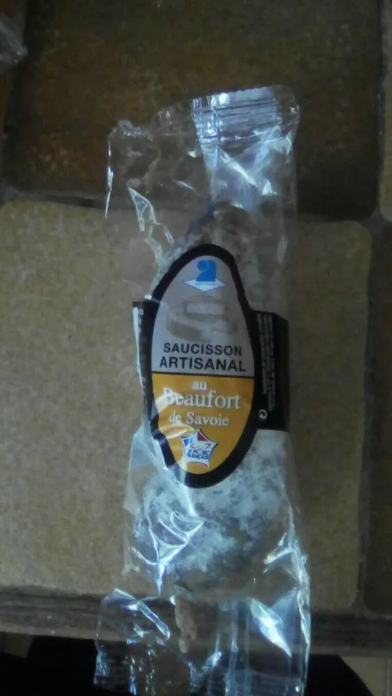 Saucisson artisanal. Au Beaufort de Savoie
