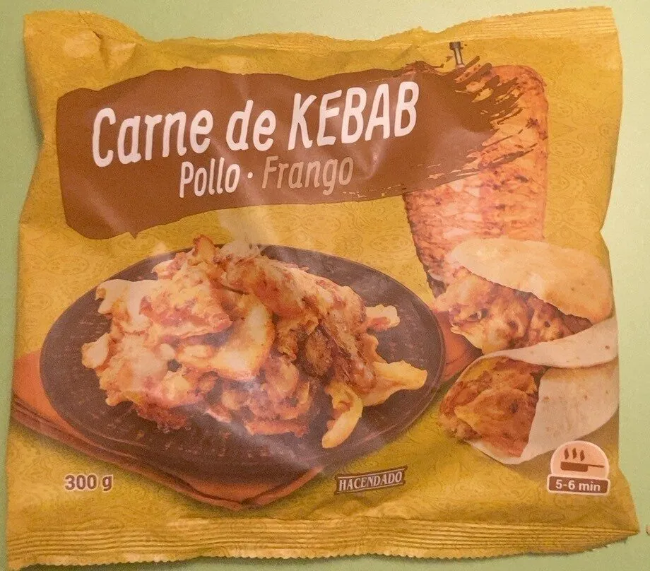 Carne de kebab pollo