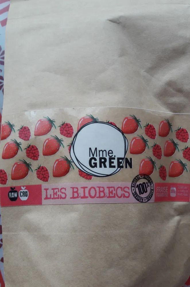 les biobecs fraise framboise