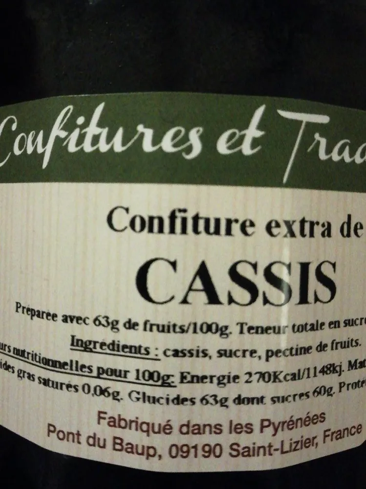 Confitures et tradition