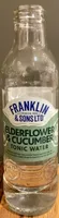 Elderflower and cucumber tonic water