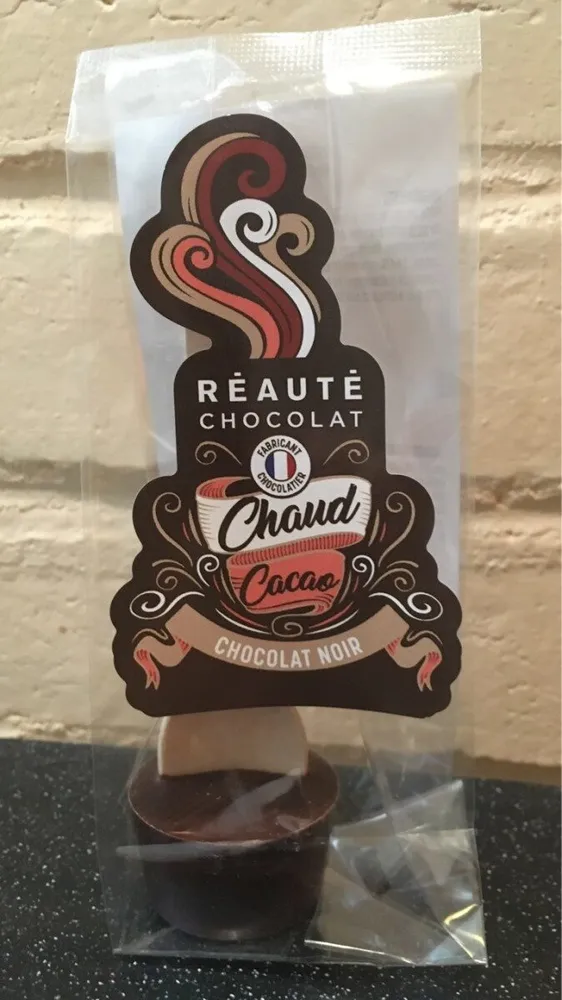 Chaud cacao chocolat noir