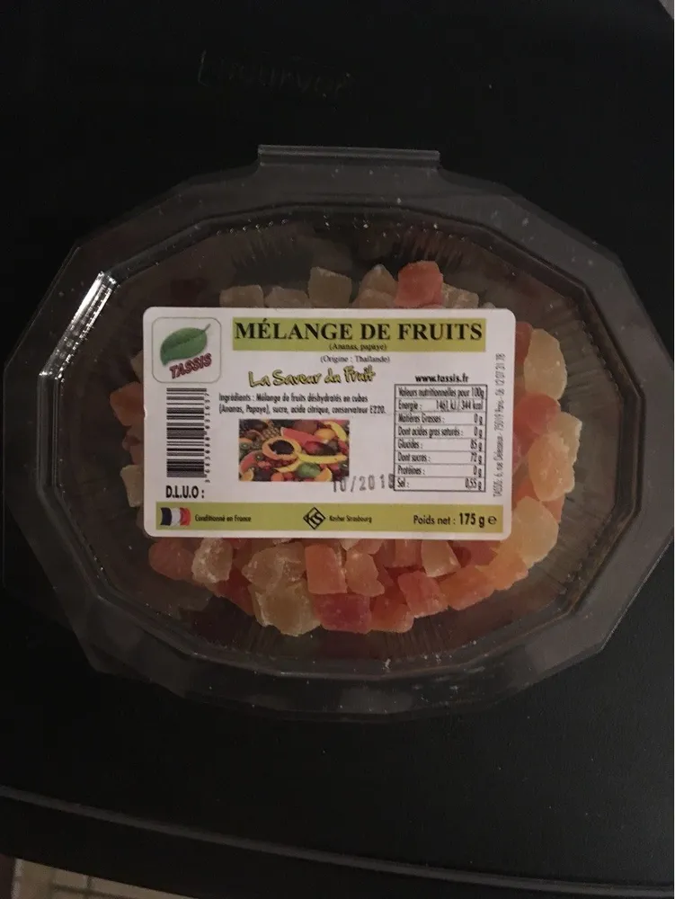 Mélange de fruits