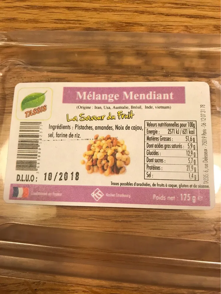 Melange mendiant