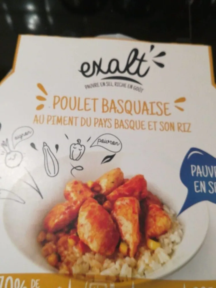 Poulet Basquaise au piment du Pays Basque et son riz