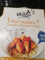 Poulet Basquaise au piment du Pays Basque et son riz