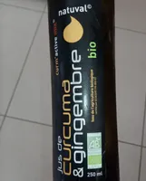 Jus De Curcuma Et Gingembre Bio - 250 ML - Natuval