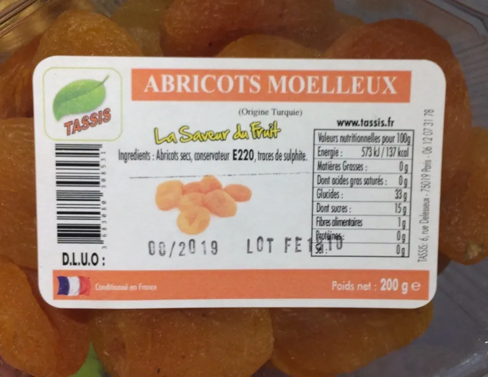Abricots moelleux