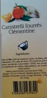 Canistrelli fourrés clémentine