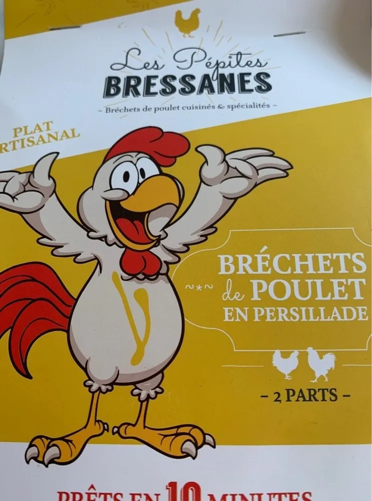 Brechets de poulet en persillade