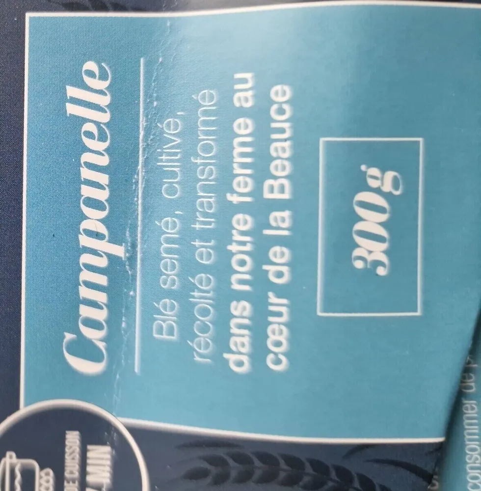 Pâtes Campanelle