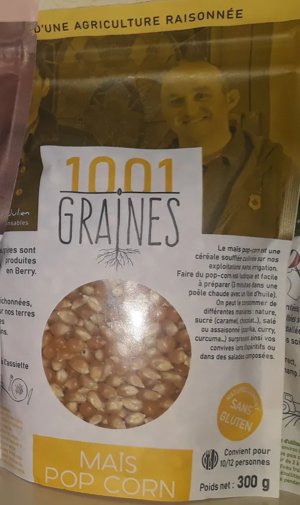 MAÏS POP-CORN 1001 GRAINES