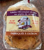 Galettes oleéronnaises pur beurre aux pépites de caramel