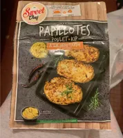 Papillotte poulet  a la moutarde