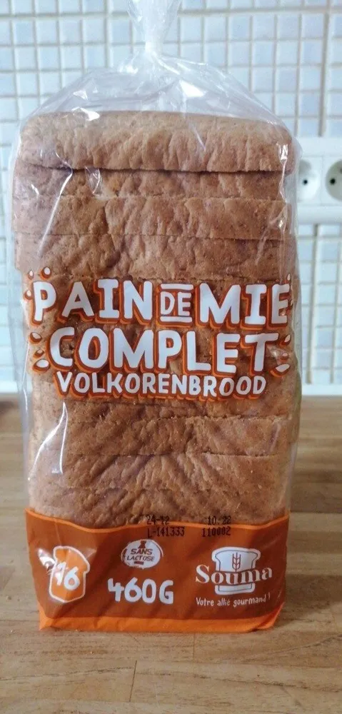 pain de mie complete  volkorenbrood