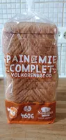 pain de mie complete  volkorenbrood