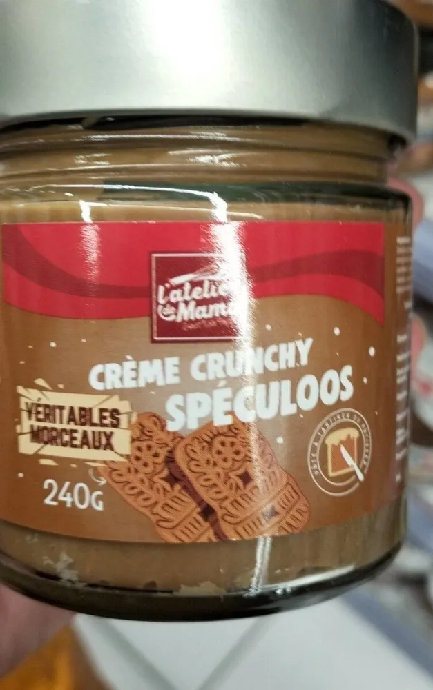 Crème crunchy spéculoos