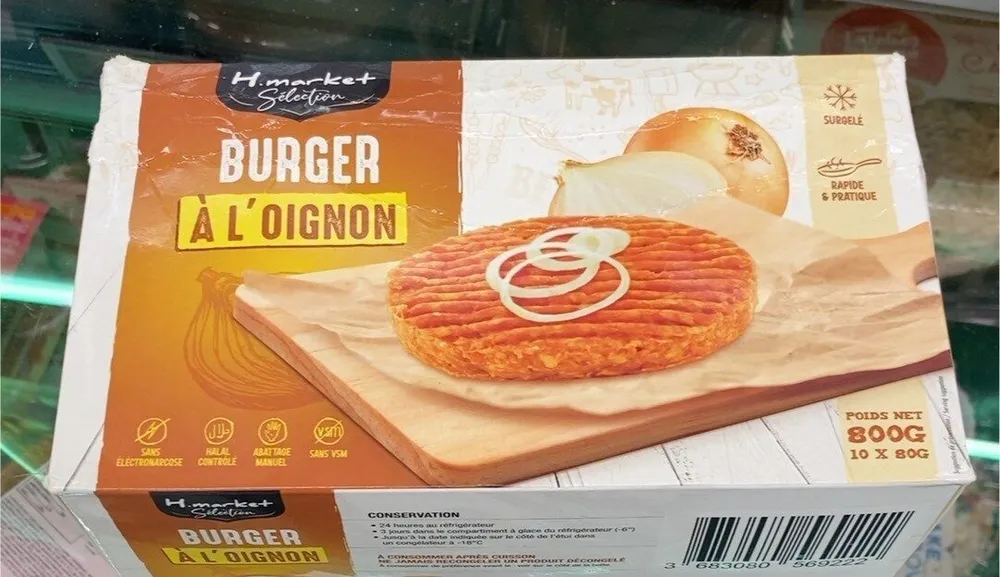 Burger a l’oignon