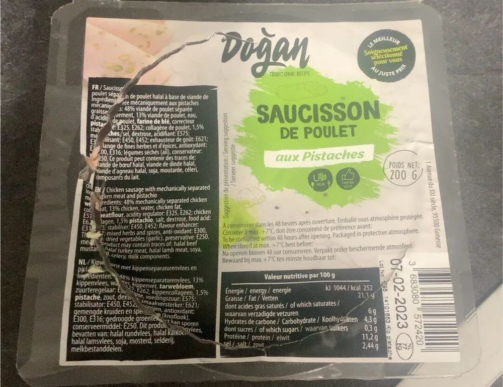 Saisisson de poulet