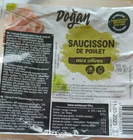 Saucisson de poulet aux olives