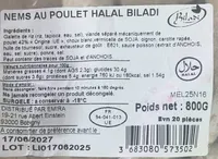 Nems poulet halal