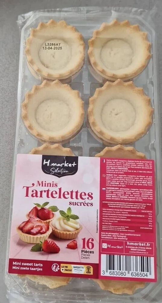 Minis tartelettes sucrées