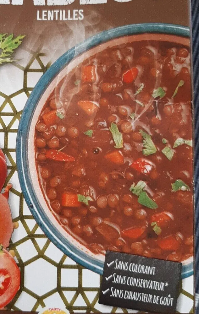Soupe laadess lentilles