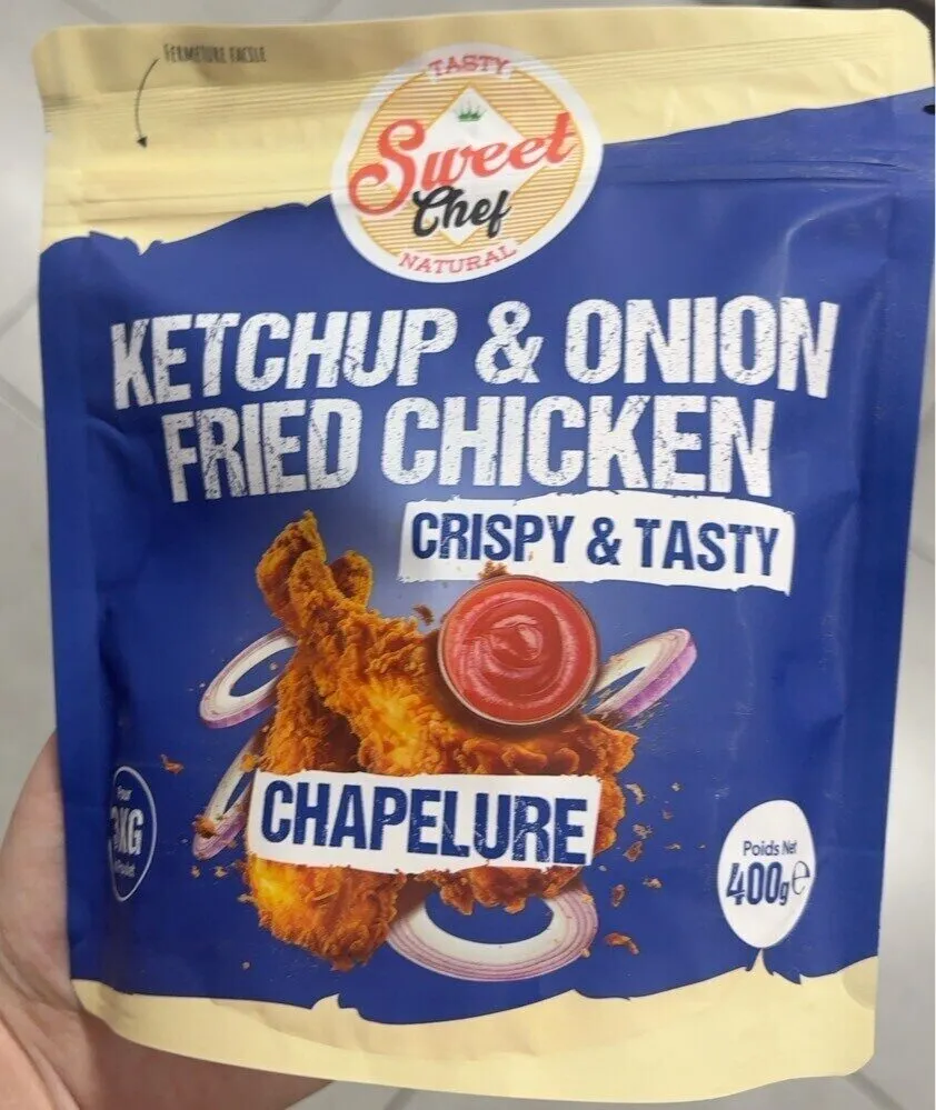 ketchup & onion fried chicken crispy & tasty chapelure