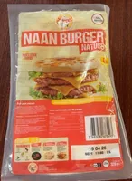 Naan burger nature