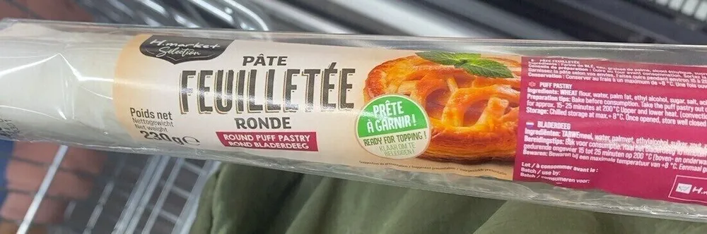 Pâte feuilletée ronde