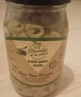 Olives vertes rondelles