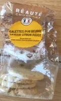 Galettes pur beurre saveur citron pavot