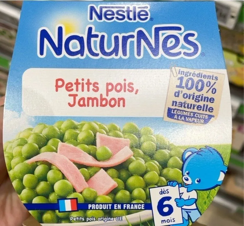 NaturNes Petits pois, jambon