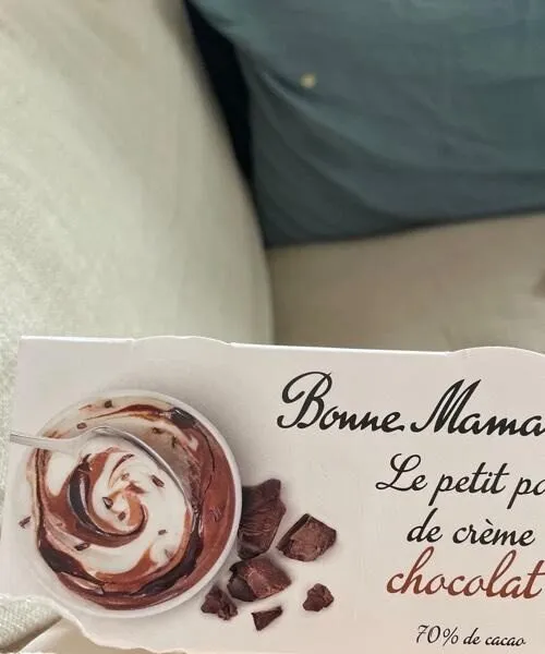 Le petit pot de crème chocolat