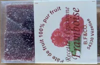 Pâte de fruit 100% pur fruit recette à l'ancienne framboise