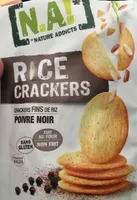 Rice crackers poivre noir