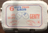 6 Gros Oeufs Frais