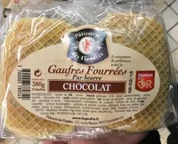 Gaufres fourrées chocolat