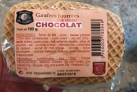 Gauffres fourées chocolat pur beurre