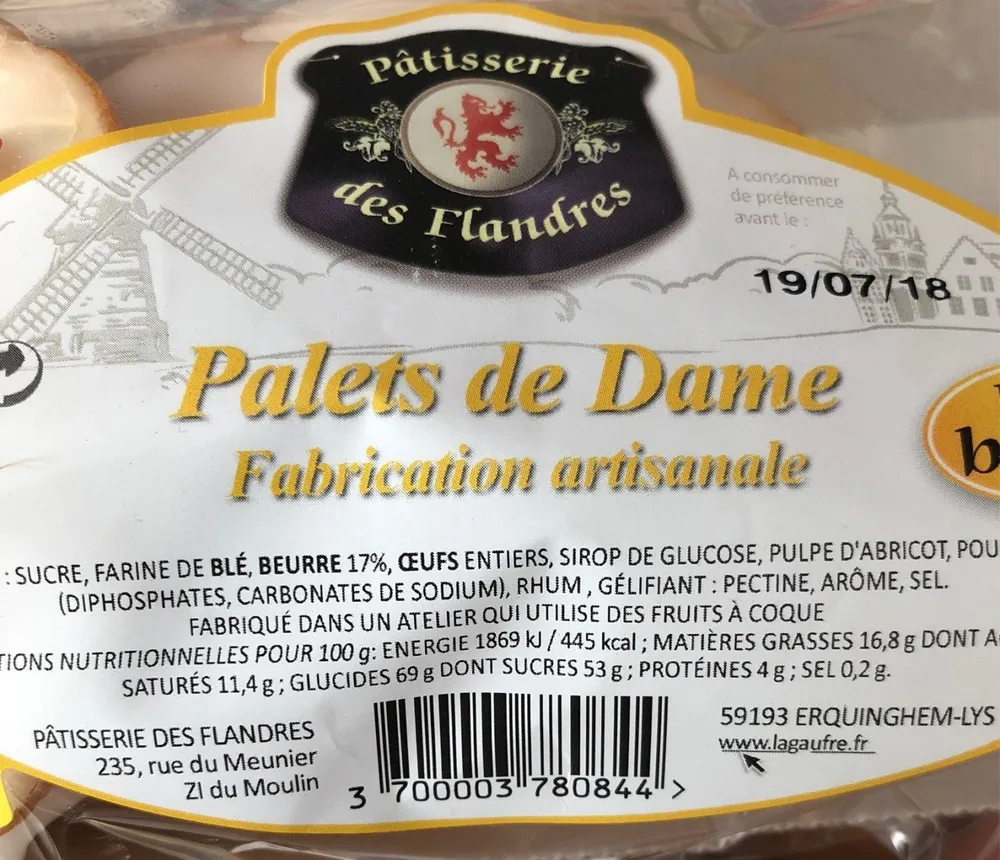Palets de Dame promo 5 +3 gratuits