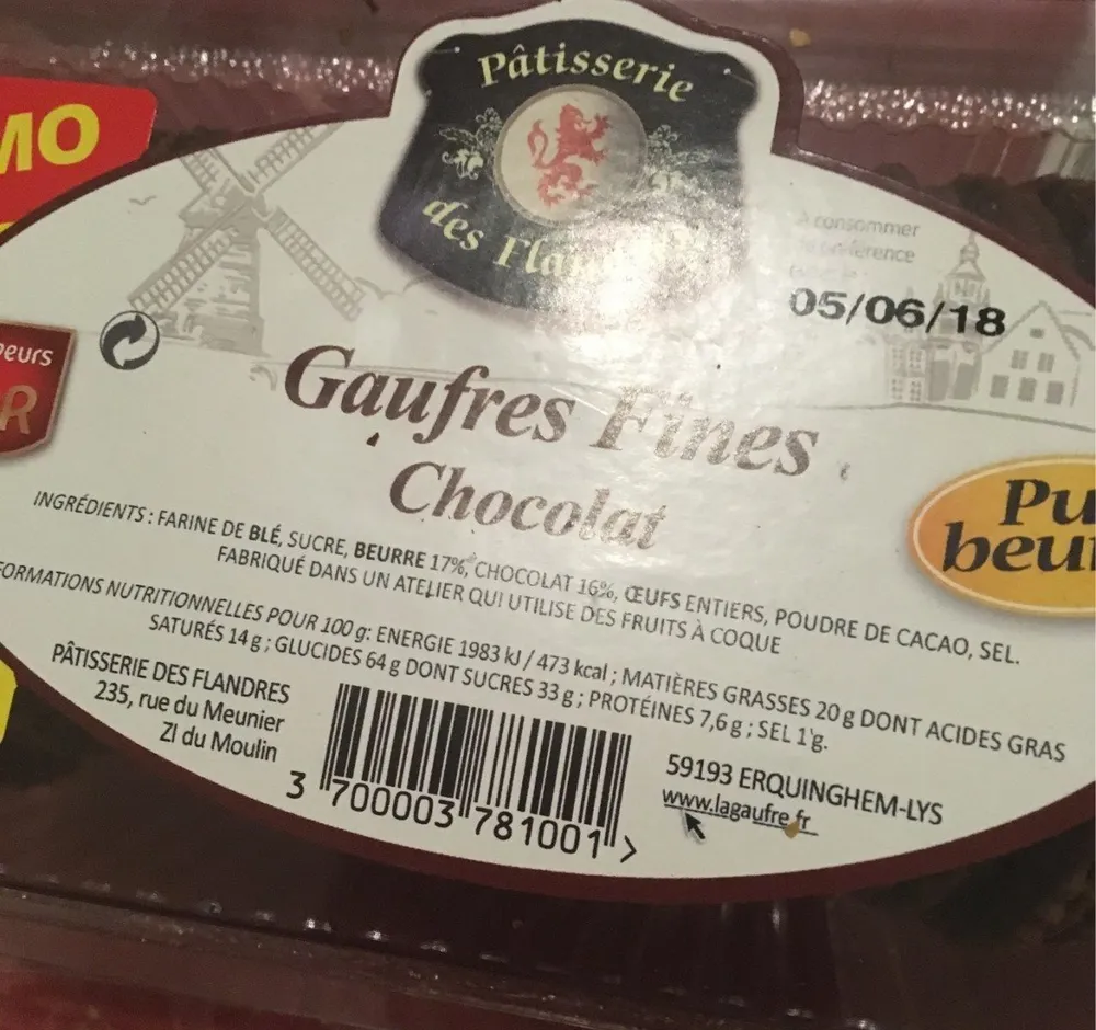 Gaufres fines