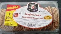 Gaufres Fines - Caramel au beurre salé