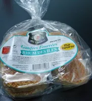Gaufres Fourrées Rhum des îles