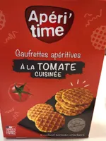 Gaufrettes aperitives a la tomate