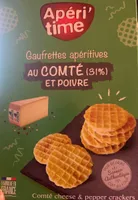 Gaufrettes Apéritives au compte et poivre